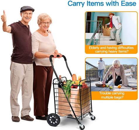 shopping buggy for seniors.